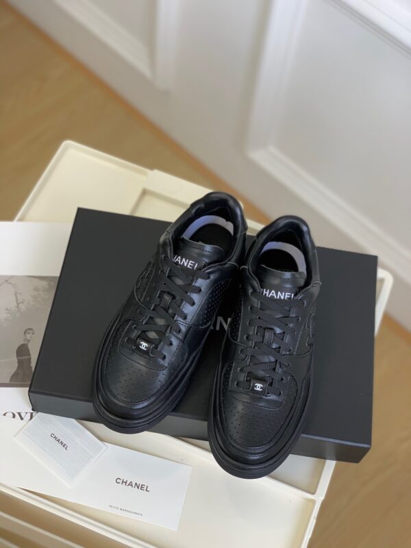 Chanel New Full Leather Sneakers