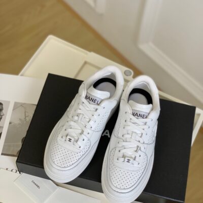 Chanel New Full Leather Sneakers