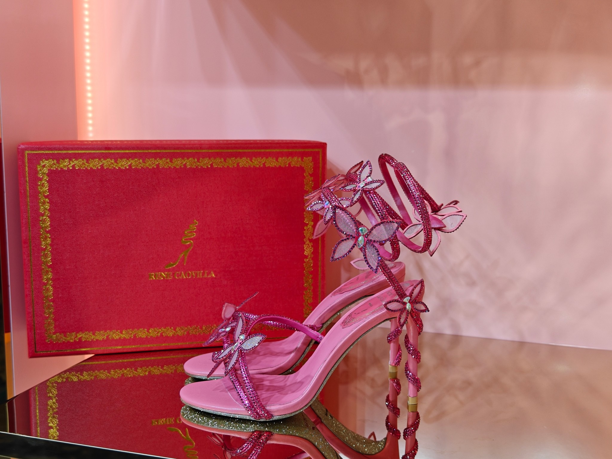 René Caovilla Butterfly High-heel Sandals - Image 5