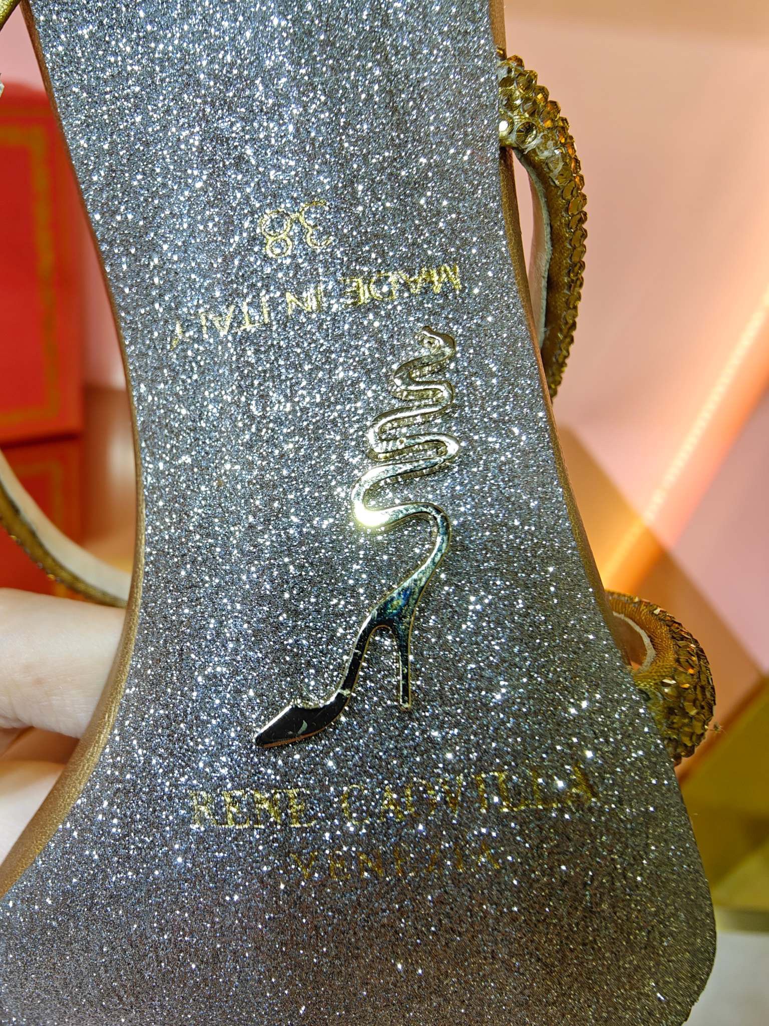 René Caovilla Butterfly High-heel Sandals - Image 7