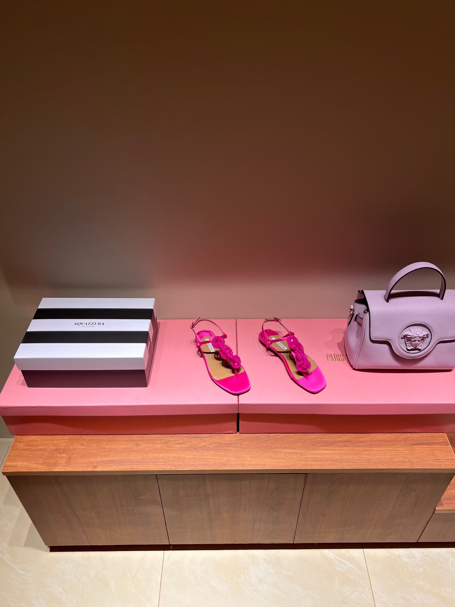 Aquazzura Rhinestone High-heeled Sandals - Image 3