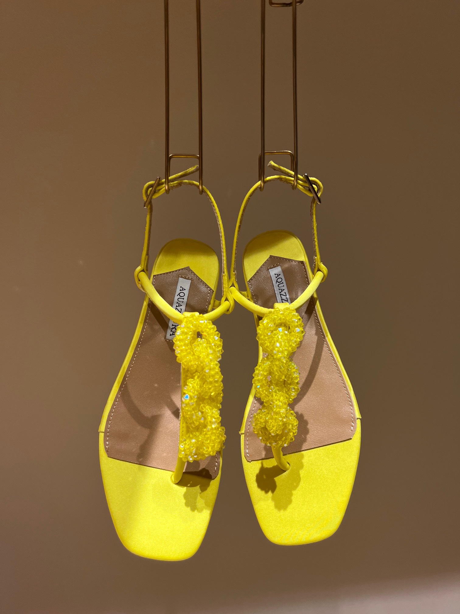 Aquazzura Rhinestone High-heeled Sandals