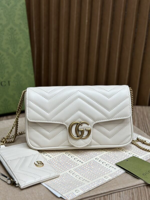 Gucci GG Marmont Mini Bag in Black Leather
