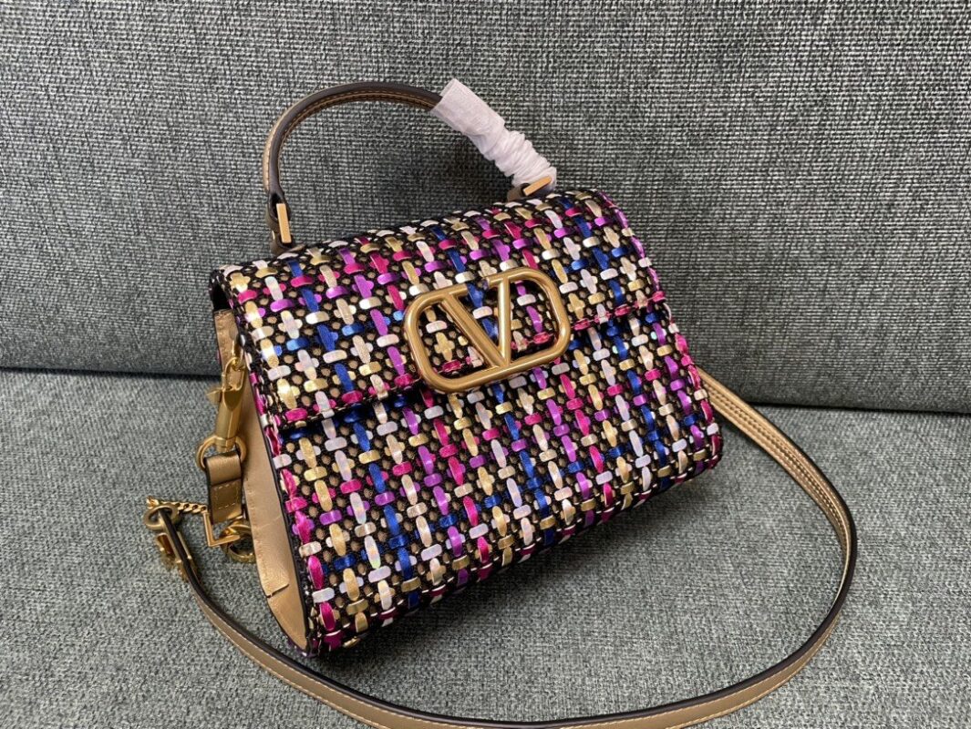 Valentino Handwoven Briefcase