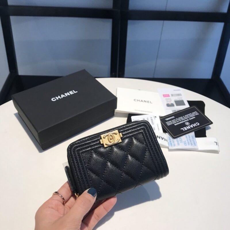 Chanel Zipper Card Holder