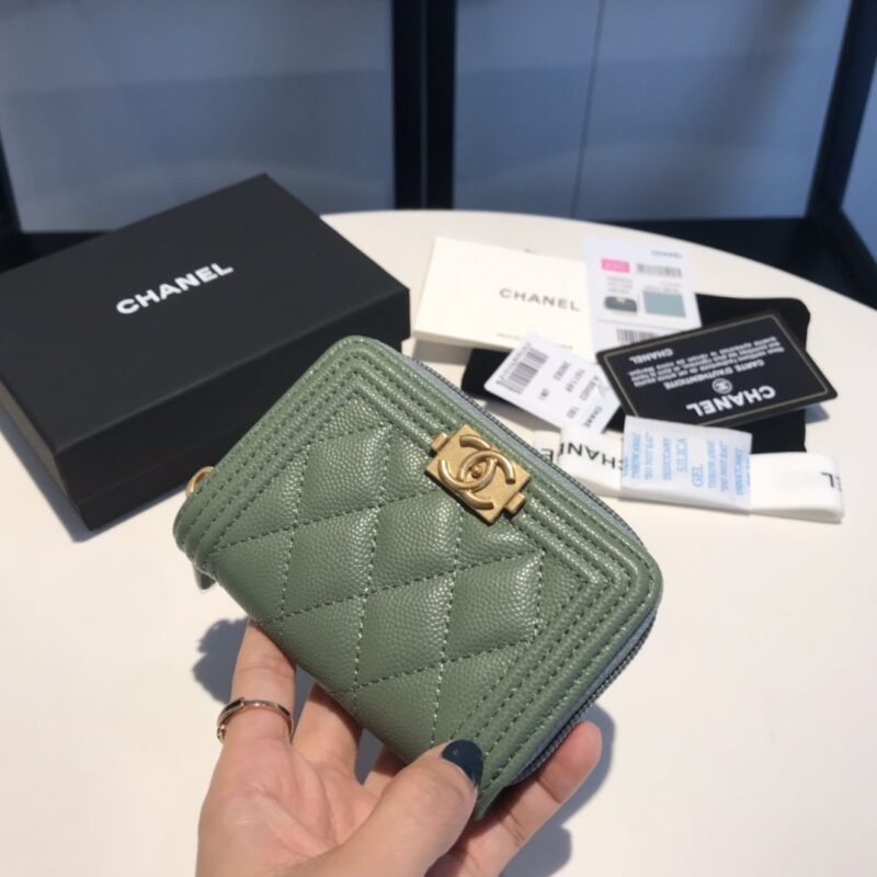 Chanel Zipper Card Holder