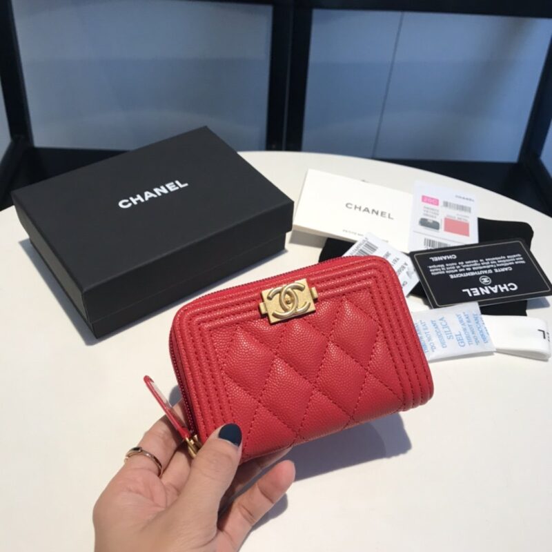 Chanel Zipper Card Holder