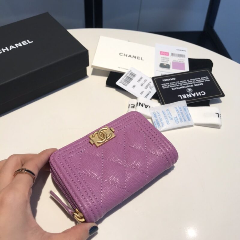 Chanel Zipper Card Holder