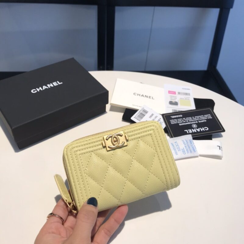Chanel Zipper Card Holder