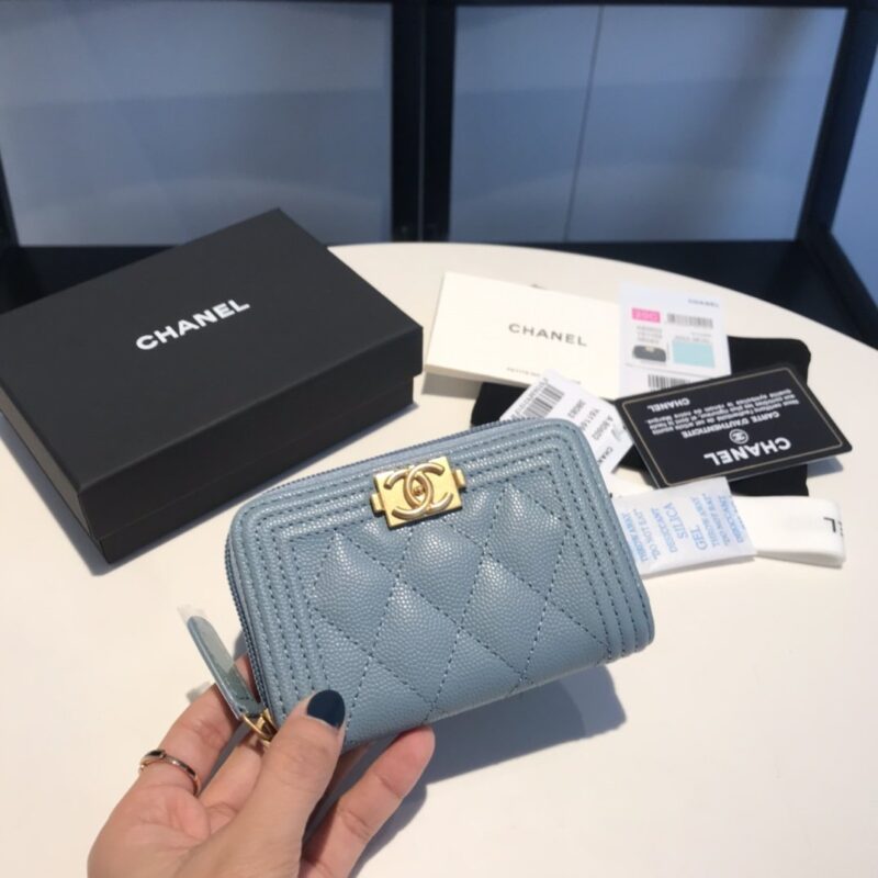 Chanel Zipper Card Holder