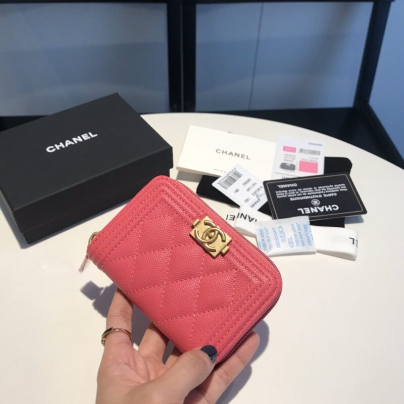 Chanel Zipper Card Holder
