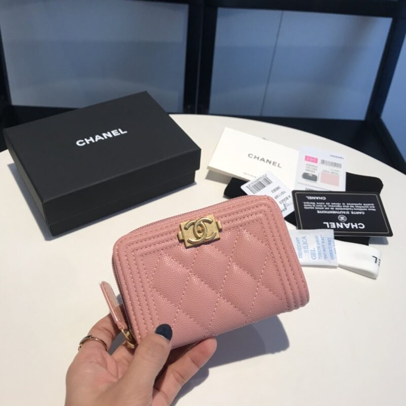 Chanel Zipper Card Holder