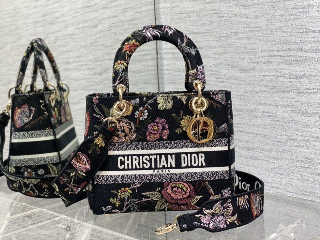 Lady Dior Bag in Floral Embroidery