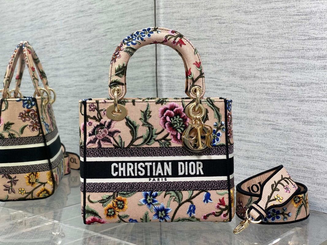 Lady Dior Bag in Floral Embroidery