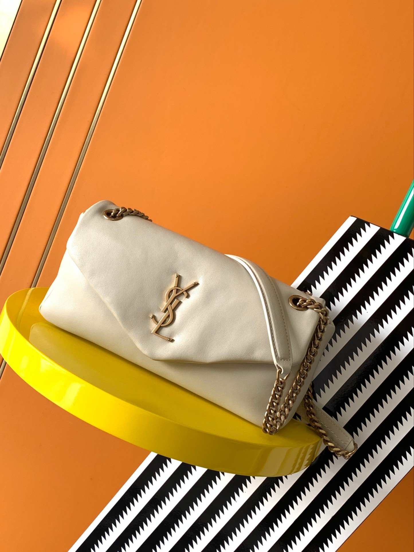Saint Laurent Lambskin Chain Bag