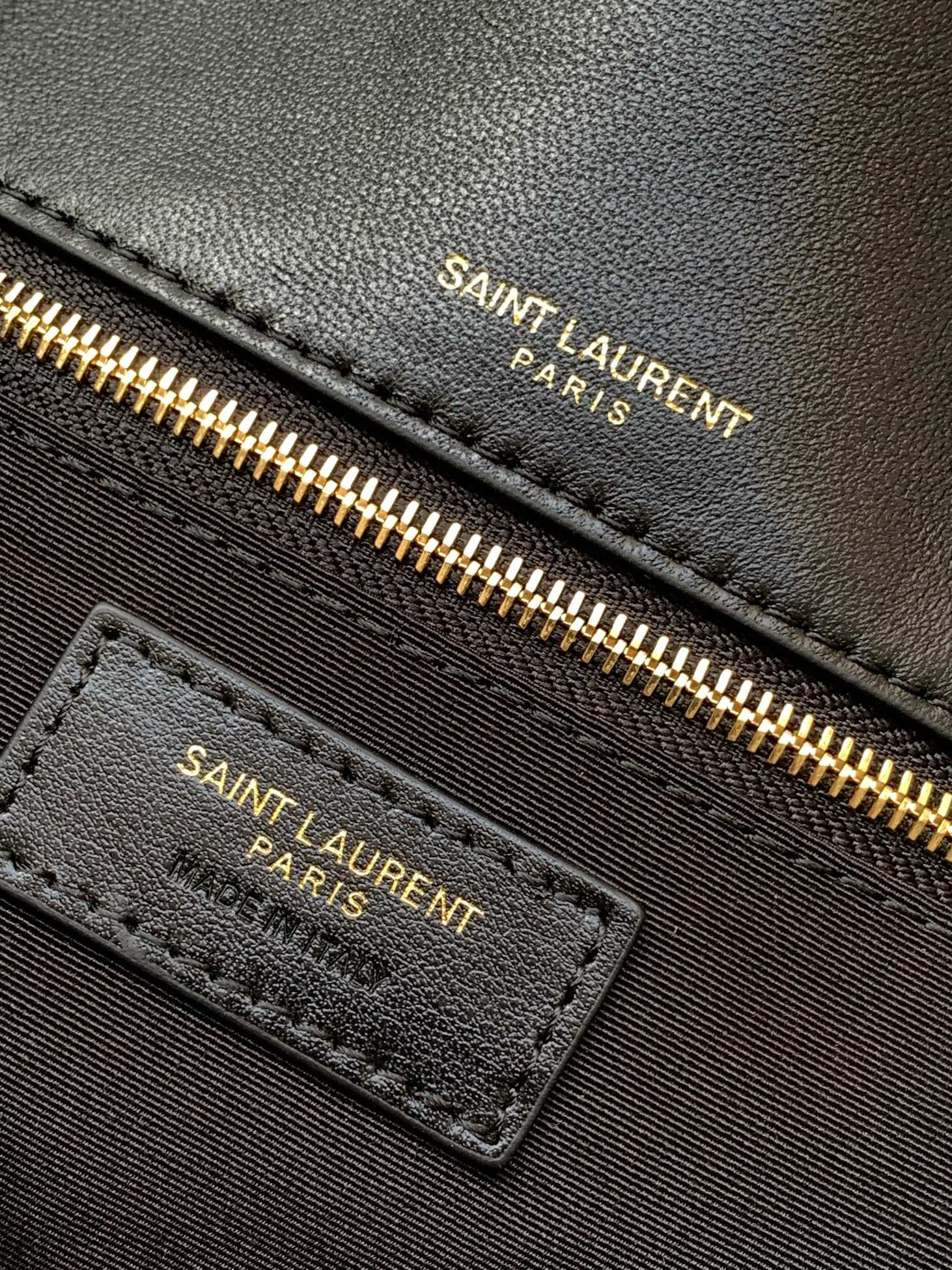 Saint Laurent Lambskin Chain Bag - Image 8