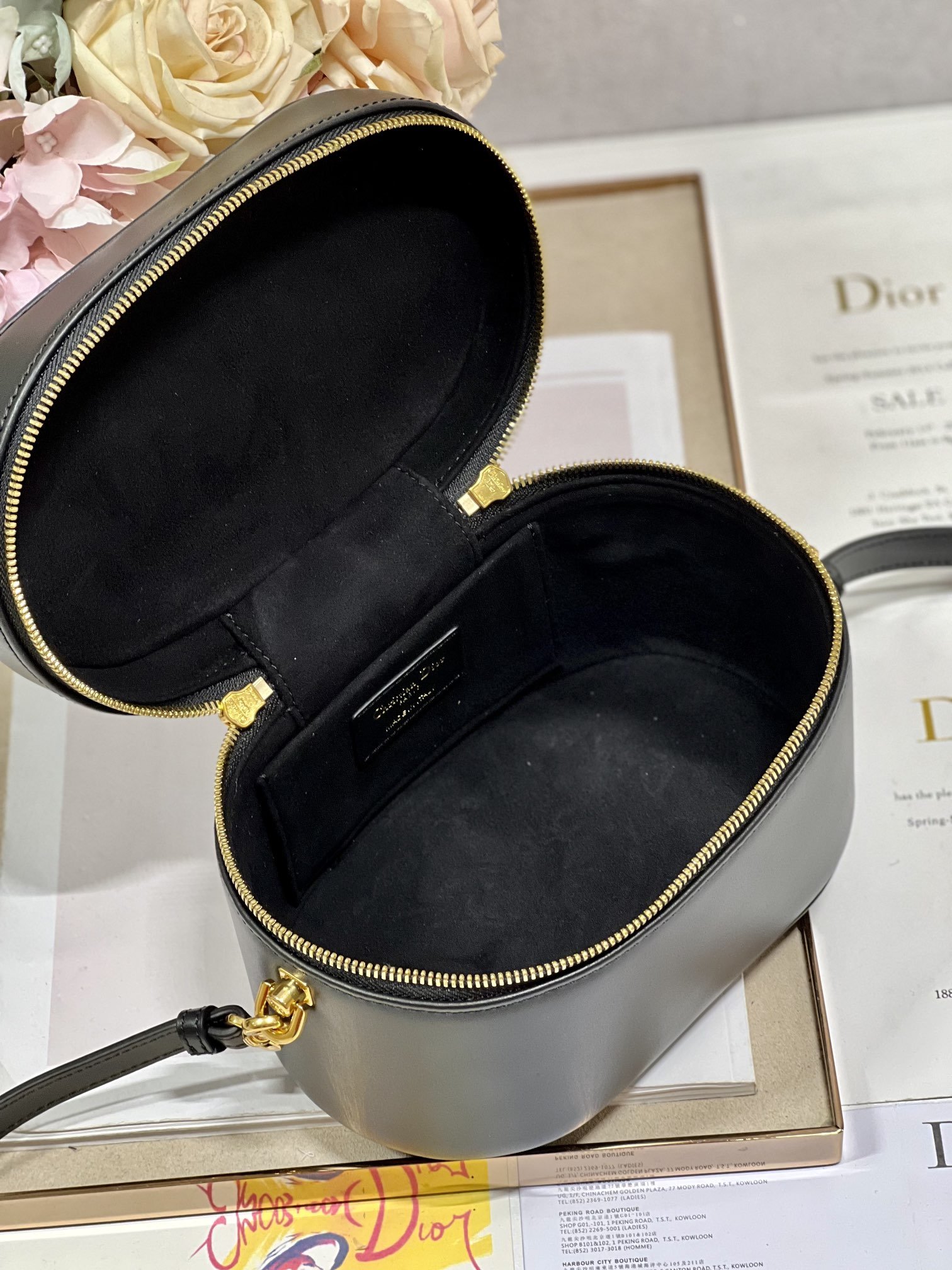 Dior Black Makeup Box Bag - Image 5