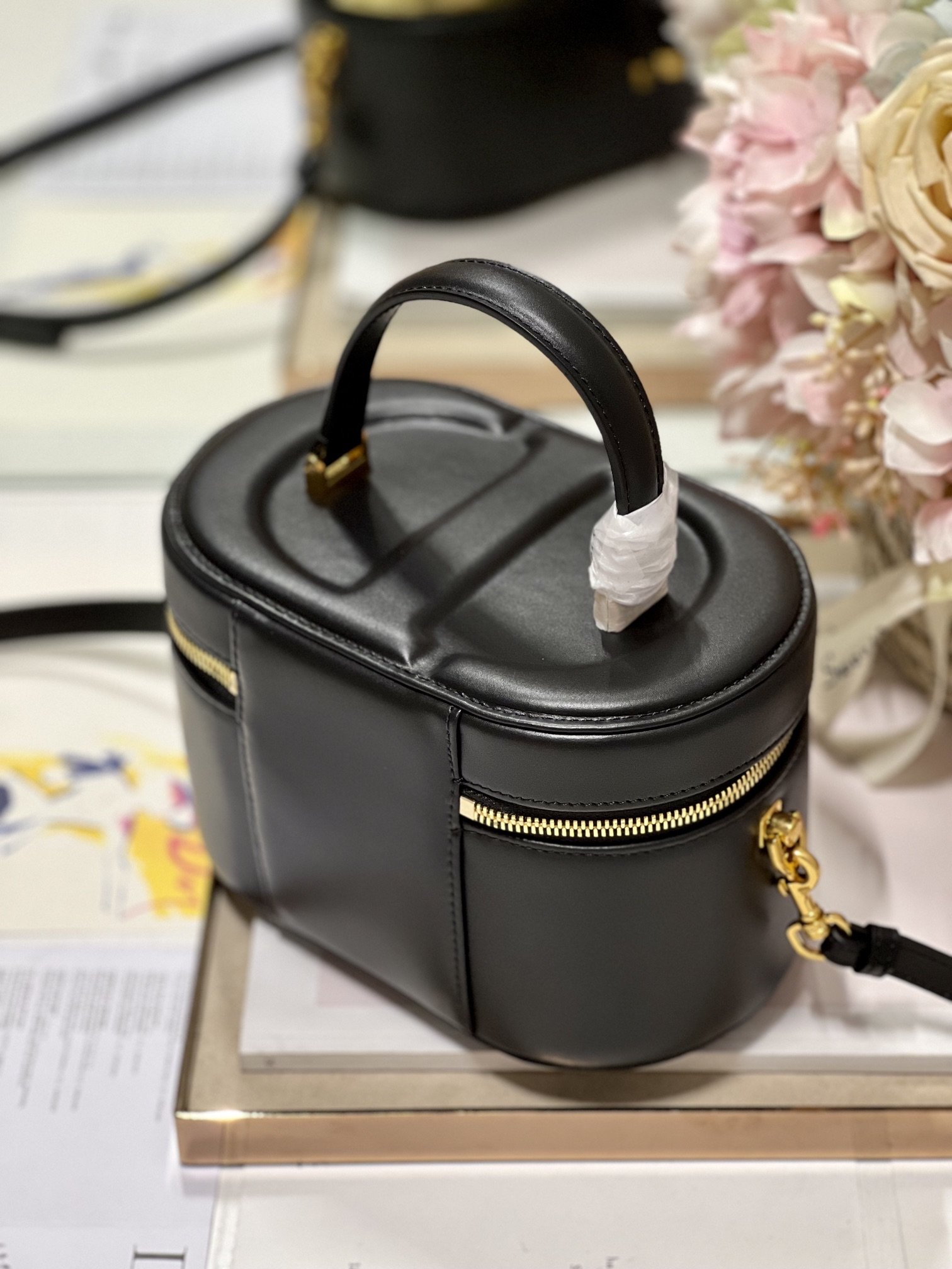 Dior Black Makeup Box Bag - Image 4