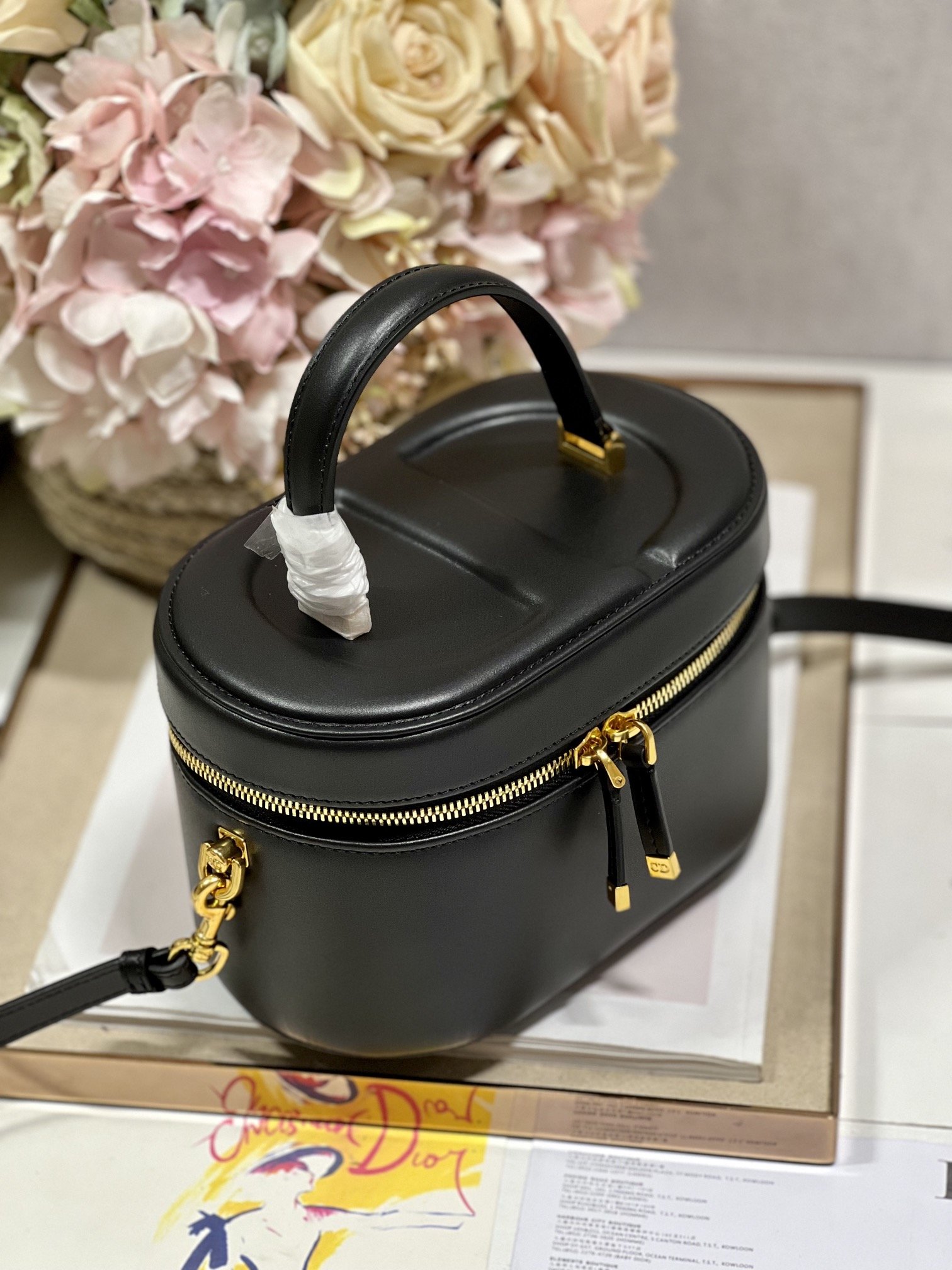 Dior Black Makeup Box Bag - Image 7