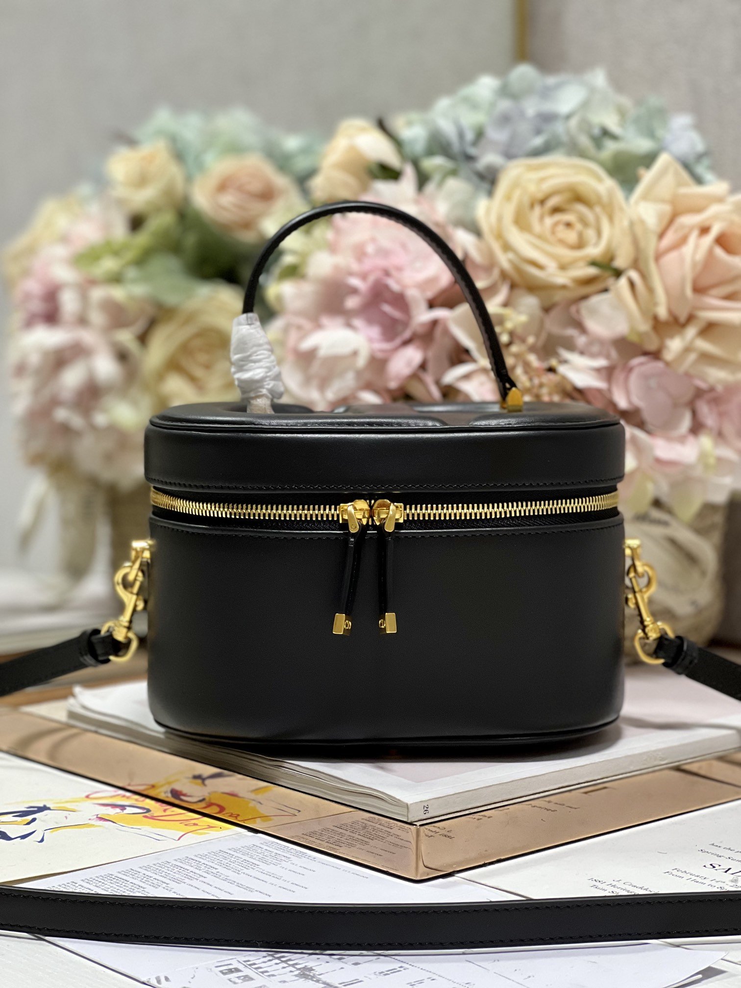 Dior Black Makeup Box Bag