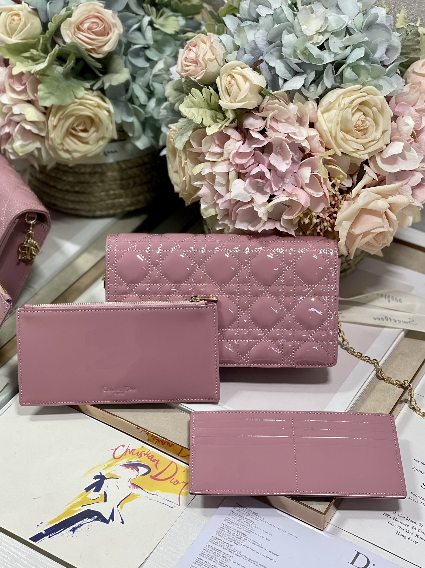 Dior Three-piece Clutch Bag