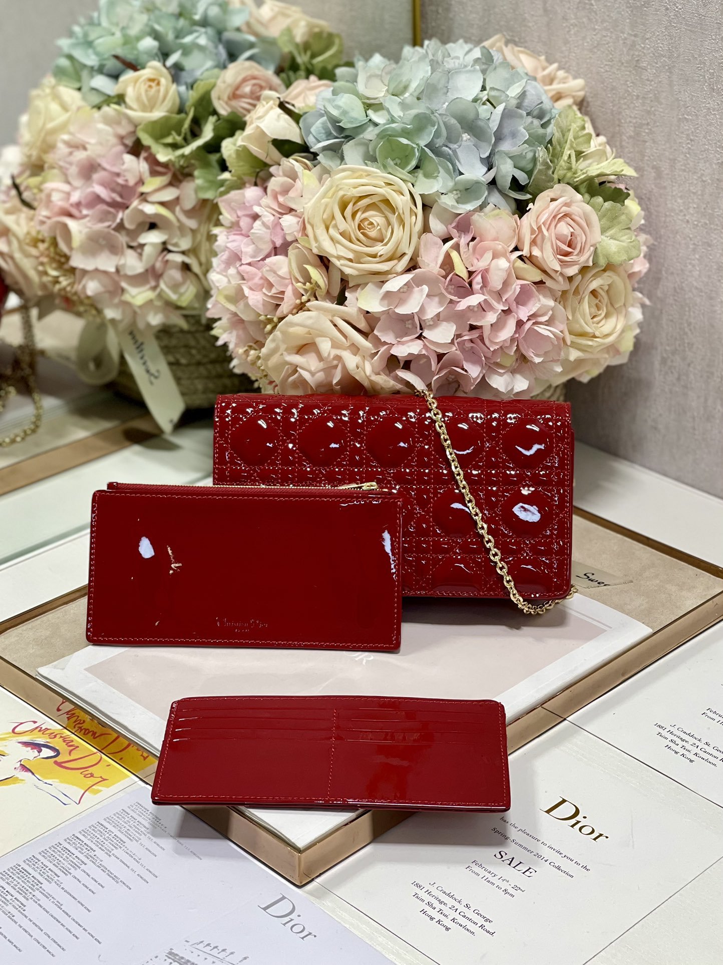 Dior Three-piece Clutch Bag