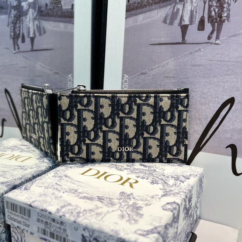 Dior Zip Card Holder