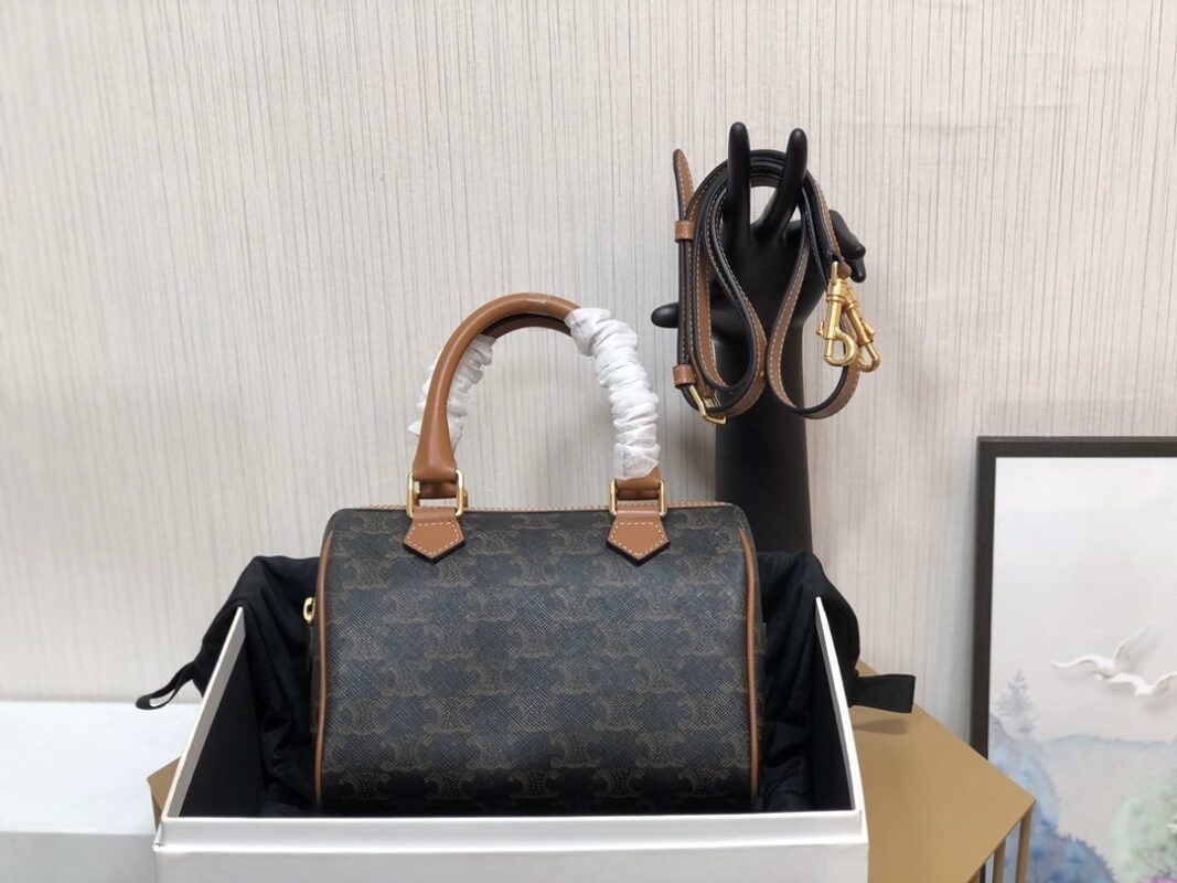 Celine Calfskin Boston Bag