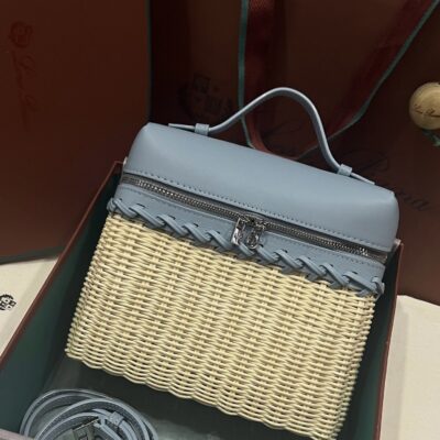 Loro Piana L19 Bamboo Weaving Bag