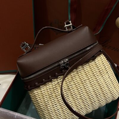 Loro Piana L19 Bamboo Weaving Bag