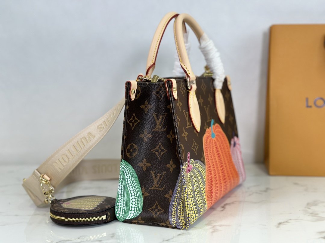 Louis Vuitton On The Go Small Handbag - Image 5