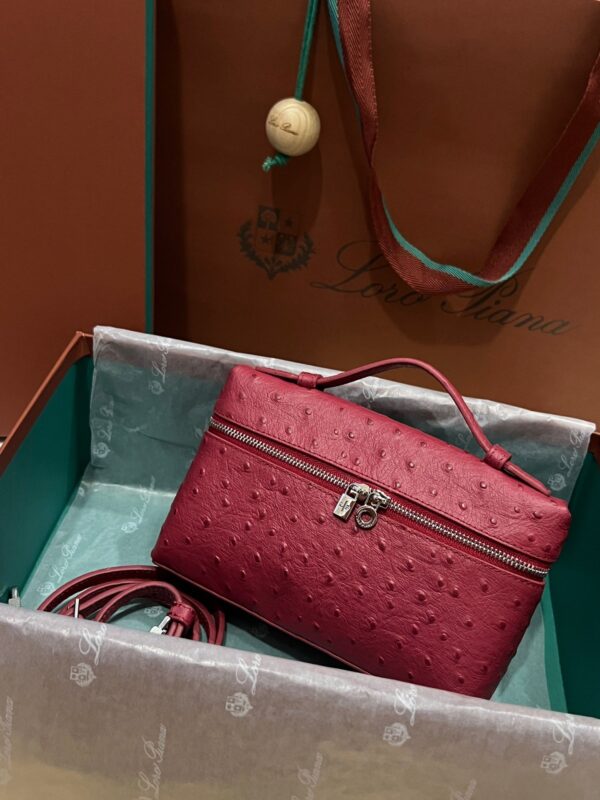 Loro Piana L19 in Red Ostrich PHW