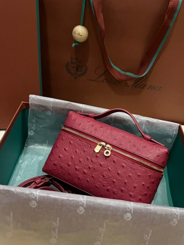 Loro Piana L19 in Red Ostrich GHW