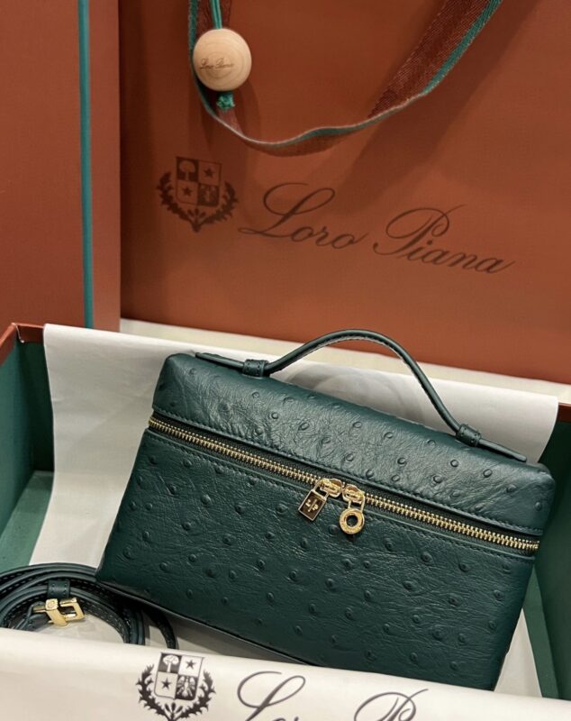 Loro Piana L19 in Pine Green Ostrich