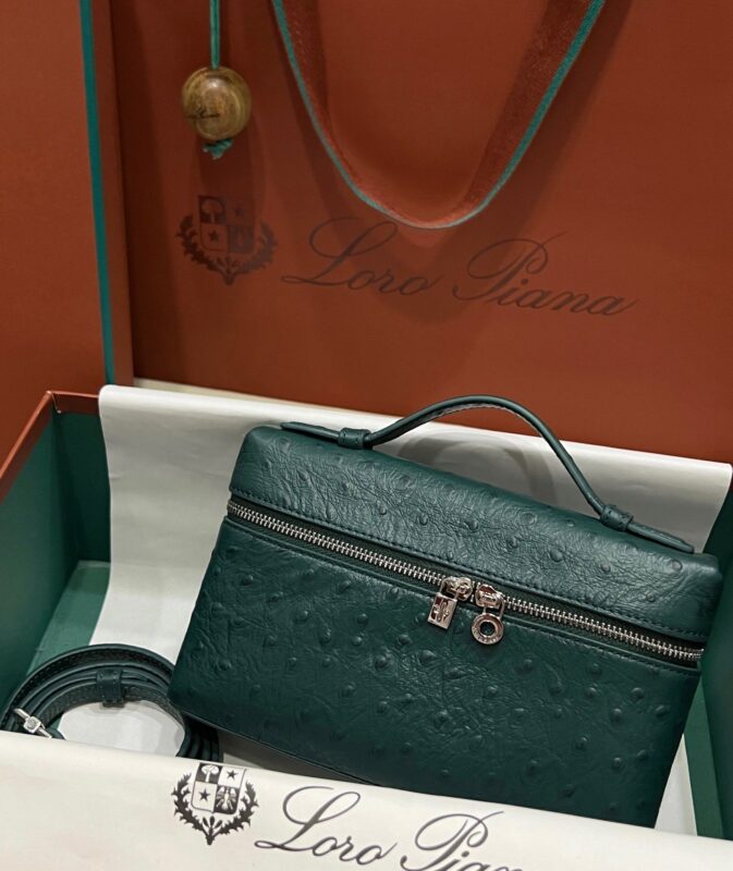 Loro Piana L19 in Pine Green Ostrich PHW