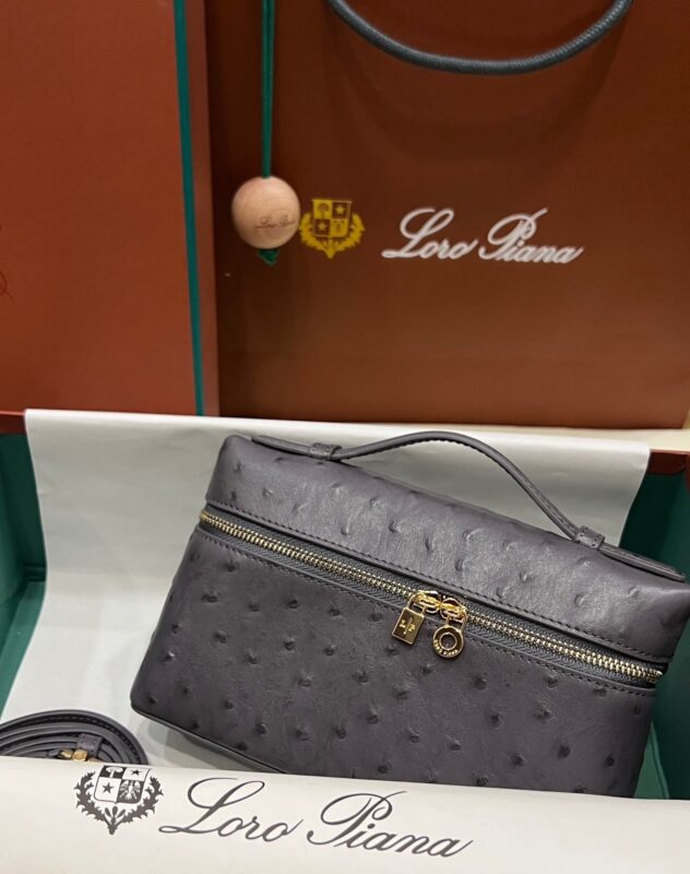 Loro Piana L19 in Grey Ostrich GHW