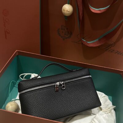 Loro Piana L19 in Black TC Leather PHW