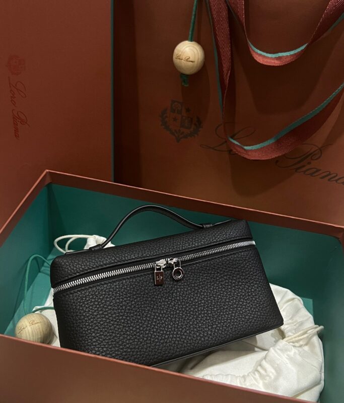 Loro Piana L19 in Black TC Leather PHW