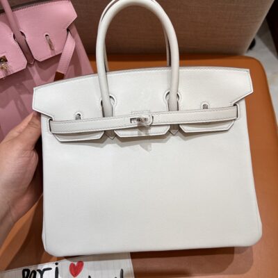 Birkin 25 Swift Blanc PHW