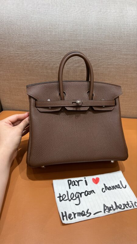 Birkin 25 Brulee Togo PHW