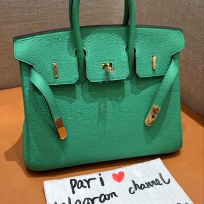 Birkin 25 Vert Jade Togo GHW