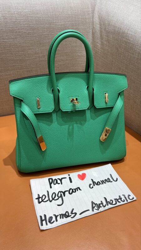 Birkin 25 Vert Jade Togo GHW