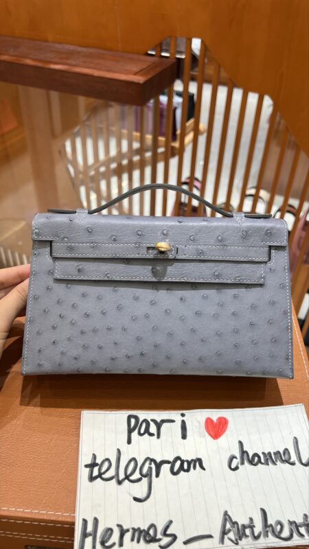 Kelly Pochette Ostrich