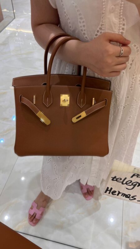 Birkin 30 Golden Brown Togo
