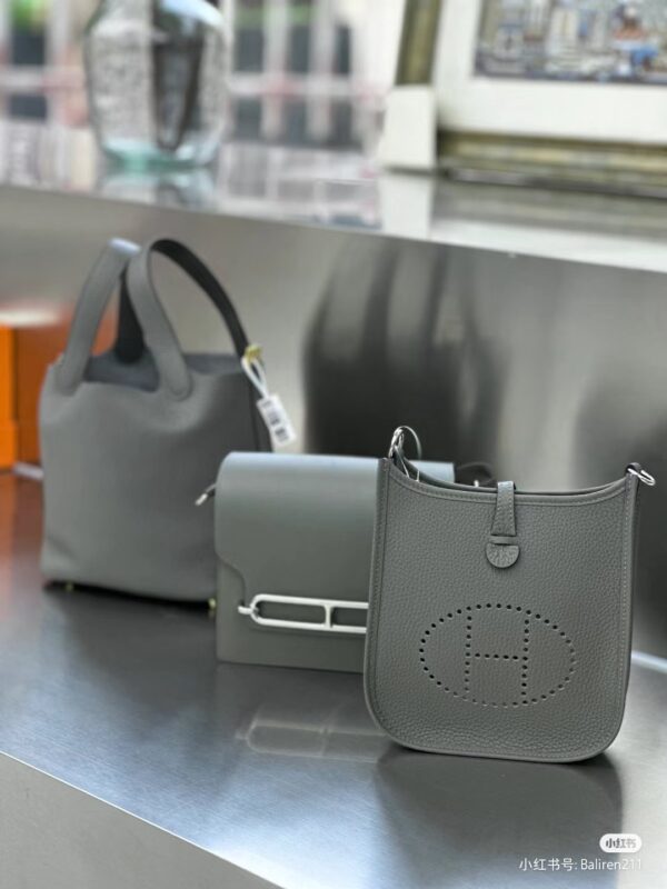 Hermes Bags in Grey Color