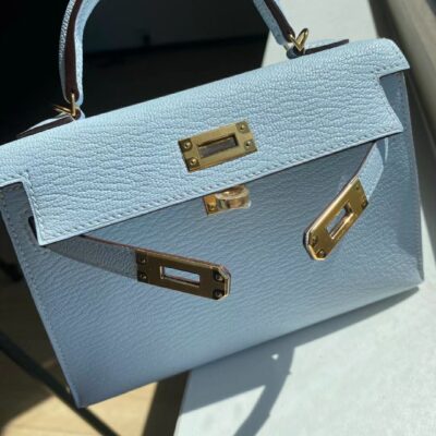 Mini Kelly Chèvre Mysore GHW