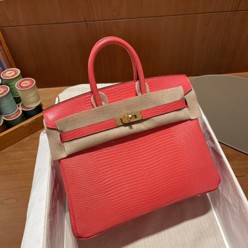 Birkin 25 Lizard Rose Jaipur