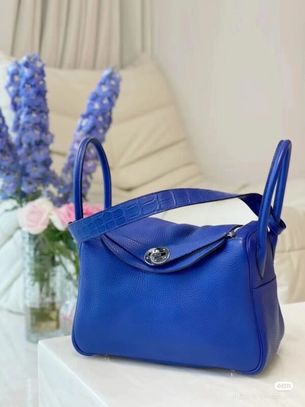 Mini Lindy Blue Clemence & Crocodile