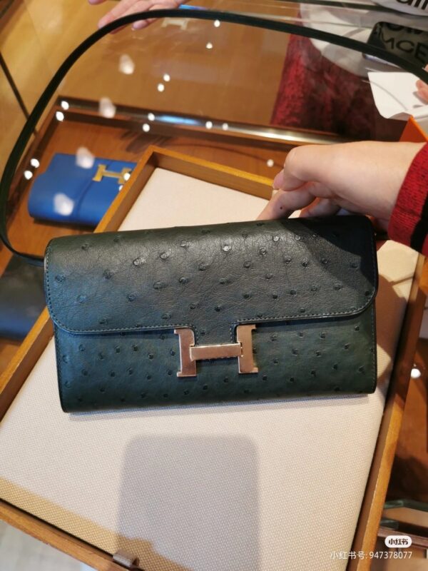 Constance To Go Long Wallet in Ostrich