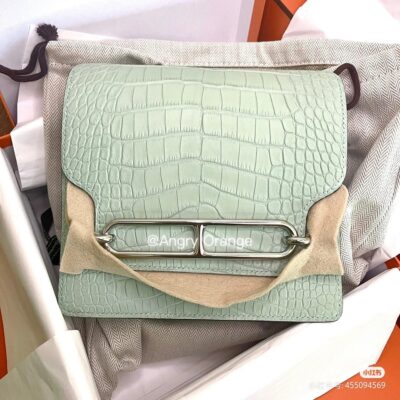 Roulis Mini in Matte Crocodile